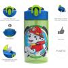 imageZak Designs Sage Minecraft Kids Water Bottle For School or Travel 16oz Durable Plastic Water Bottle With Straw Handle and LeakProof PopUp Spout Cover CreeperPaw Patrol