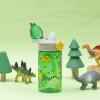imageZak Designs Sage Minecraft Kids Water Bottle For School or Travel 16oz Durable Plastic Water Bottle With Straw Handle and LeakProof PopUp Spout Cover CreeperDino