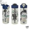imageZak Designs Sage Minecraft Kids Water Bottle For School or Travel 16oz Durable Plastic Water Bottle With Straw Handle and LeakProof PopUp Spout Cover CreeperGrogu  The Child