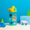 imageZak Designs Sage Minecraft Kids Water Bottle For School or Travel 16oz Durable Plastic Water Bottle With Straw Handle and LeakProof PopUp Spout Cover CreeperPAW Patrol Chase  Marshall  Skye  Rubble  Everest