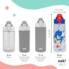 imageZak Designs Sage Minecraft Kids Water Bottle For School or Travel 16oz Durable Plastic Water Bottle With Straw Handle and LeakProof PopUp Spout Cover CreeperSonic