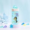 imageZak Designs Sage Minecraft Kids Water Bottle For School or Travel 16oz Durable Plastic Water Bottle With Straw Handle and LeakProof PopUp Spout Cover CreeperDisney Princess Ariel  Jasmine