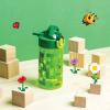 imageZak Designs Sage Minecraft Kids Water Bottle For School or Travel 16oz Durable Plastic Water Bottle With Straw Handle and LeakProof PopUp Spout Cover CreeperMinecraft Creeper