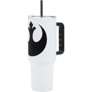 imageBioworld Minecraft Creeper ampamp TNT 40 Oz Black Stainless Steel Tumbler With HandleRebel Alliance