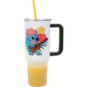 imageBioworld Minecraft Creeper ampamp TNT 40 Oz Black Stainless Steel Tumbler With HandleStitch Holding Guitar