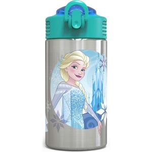 imageZak Designs  MICIV151 27oz Minecraft 188 Stainless Steel Water Bottle with Flipup Straw Spout and Locking Spout Cover Durable Cup for Sports or Travel 27oz Minecraft CreeperFrozen