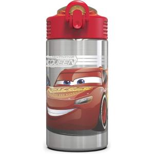 imageZak Designs  MICIV151 27oz Minecraft 188 Stainless Steel Water Bottle with Flipup Straw Spout and Locking Spout Cover Durable Cup for Sports or Travel 27oz Minecraft CreeperCars 3