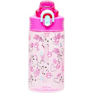 imageZak Designs Sage Minecraft Kids Water Bottle For School or Travel 16oz Durable Plastic Water Bottle With Straw Handle and LeakProof PopUp Spout Cover CreeperGabbys Dollhouse Pandy Paws