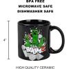 imageMinecraft Creeper Boom 16 Oz Black Ceramic Mug