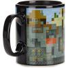 imagePaladone Minecraft XL Heat Change Travel Coffee or Tea Mug  Large Coffee Cup 550ml Featuring Mine Scene From the Game