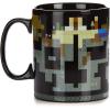 imagePaladone Minecraft XL Heat Change Travel Coffee or Tea Mug  Large Coffee Cup 550ml Featuring Mine Scene From the Game