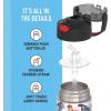 imageTHERMOS FUNTAINER Water Bottle with Straw  12 Ounce  Kids Stainless Steel Vacuum Insulated Water Bottle with Lid MinecraftAvengers