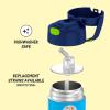 imageTHERMOS FUNTAINER Water Bottle with Straw  12 Ounce  Kids Stainless Steel Vacuum Insulated Water Bottle with Lid MinecraftBaby Shark