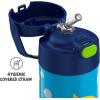 imageTHERMOS FUNTAINER Water Bottle with Straw  12 Ounce  Kids Stainless Steel Vacuum Insulated Water Bottle with Lid MinecraftBaby Shark