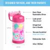 imageTHERMOS FUNTAINER Water Bottle with Straw  12 Ounce  Kids Stainless Steel Vacuum Insulated Water Bottle with Lid MinecraftBarbie