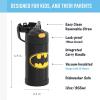 imageTHERMOS FUNTAINER Water Bottle with Straw  12 Ounce  Kids Stainless Steel Vacuum Insulated Water Bottle with Lid MinecraftBatman