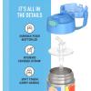imageTHERMOS FUNTAINER Water Bottle with Straw  12 Ounce  Kids Stainless Steel Vacuum Insulated Water Bottle with Lid MinecraftCocomelon