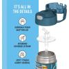 imageTHERMOS FUNTAINER Water Bottle with Straw  12 Ounce  Kids Stainless Steel Vacuum Insulated Water Bottle with Lid MinecraftDespicable Me 4