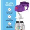imageTHERMOS FUNTAINER Water Bottle with Straw  12 Ounce  Kids Stainless Steel Vacuum Insulated Water Bottle with Lid MinecraftEncanto