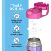 imageTHERMOS FUNTAINER Water Bottle with Straw  12 Ounce  Kids Stainless Steel Vacuum Insulated Water Bottle with Lid MinecraftLittle Mermaid