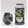 imageTHERMOS FUNTAINER Water Bottle with Straw  12 Ounce  Kids Stainless Steel Vacuum Insulated Water Bottle with Lid MinecraftMandalorian