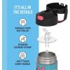 imageTHERMOS FUNTAINER Water Bottle with Straw  12 Ounce  Kids Stainless Steel Vacuum Insulated Water Bottle with Lid MinecraftMinnie Mouse