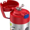 imageTHERMOS FUNTAINER Water Bottle with Straw  12 Ounce  Kids Stainless Steel Vacuum Insulated Water Bottle with Lid MinecraftPRESCHOOL MICKEY