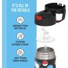 imageTHERMOS FUNTAINER Water Bottle with Straw  12 Ounce  Kids Stainless Steel Vacuum Insulated Water Bottle with Lid MinecraftPokemon