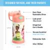 imageTHERMOS FUNTAINER Water Bottle with Straw  12 Ounce  Kids Stainless Steel Vacuum Insulated Water Bottle with Lid MinecraftPrincess