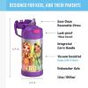 imageTHERMOS FUNTAINER Water Bottle with Straw  12 Ounce  Kids Stainless Steel Vacuum Insulated Water Bottle with Lid MinecraftRainbow High