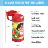 imageTHERMOS FUNTAINER Water Bottle with Straw  12 Ounce  Kids Stainless Steel Vacuum Insulated Water Bottle with Lid MinecraftRyans World