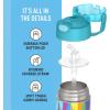 imageTHERMOS FUNTAINER Water Bottle with Straw  12 Ounce  Kids Stainless Steel Vacuum Insulated Water Bottle with Lid MinecraftTrolls 3 Movie