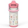 imageZak Designs Beacon Insulated Bottle Minecraft  14 oz  Durable Stainless Steel  DoubleWall Vacuum Insulation Silicone Spout ampamp PushButton LeakProof Lid  Dishwasher SafeMinnie Mouse