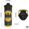 imageZak Designs Beacon Insulated Bottle Minecraft  14 oz  Durable Stainless Steel  DoubleWall Vacuum Insulation Silicone Spout ampamp PushButton LeakProof Lid  Dishwasher SafeBatman Core