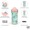 imageZak Designs Beacon Insulated Bottle Minecraft  14 oz  Durable Stainless Steel  DoubleWall Vacuum Insulation Silicone Spout ampamp PushButton LeakProof Lid  Dishwasher SafeDogs