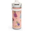 imageZak Designs Beacon Insulated Bottle Minecraft  14 oz  Durable Stainless Steel  DoubleWall Vacuum Insulation Silicone Spout ampamp PushButton LeakProof Lid  Dishwasher SafePrincess
