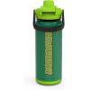 imageZak Designs Beacon Insulated Bottle Minecraft  14 oz  Durable Stainless Steel  DoubleWall Vacuum Insulation Silicone Spout ampamp PushButton LeakProof Lid  Dishwasher SafeTeenage Mutant Ninja Turtles Retro