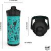 imageZak Designs Beacon Insulated Bottle Minecraft  14 oz  Durable Stainless Steel  DoubleWall Vacuum Insulation Silicone Spout ampamp PushButton LeakProof Lid  Dishwasher SafeThe Nightmare Before Christmas