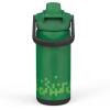 imageZak Designs Beacon Insulated Bottle Minecraft  14 oz  Durable Stainless Steel  DoubleWall Vacuum Insulation Silicone Spout ampamp PushButton LeakProof Lid  Dishwasher SafeMinecraft Creeper