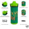 imageZak Designs Beacon Insulated Bottle Minecraft  14 oz  Durable Stainless Steel  DoubleWall Vacuum Insulation Silicone Spout ampamp PushButton LeakProof Lid  Dishwasher SafeTeenage Mutant Ninja Turtles Retro