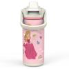 imageZak Designs Beacon Insulated Bottle Minecraft  14 oz  Durable Stainless Steel  DoubleWall Vacuum Insulation Silicone Spout ampamp PushButton LeakProof Lid  Dishwasher SafeDisney Princess