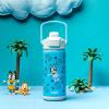 imageZak Designs Beacon Insulated Bottle Minecraft  14 oz  Durable Stainless Steel  DoubleWall Vacuum Insulation Silicone Spout ampamp PushButton LeakProof Lid  Dishwasher SafeBluey