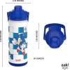 imageZak Designs Beacon Insulated Bottle Minecraft  14 oz  Durable Stainless Steel  DoubleWall Vacuum Insulation Silicone Spout ampamp PushButton LeakProof Lid  Dishwasher SafeModern Sonic