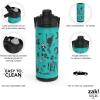 imageZak Designs Beacon Insulated Bottle Minecraft  14 oz  Durable Stainless Steel  DoubleWall Vacuum Insulation Silicone Spout ampamp PushButton LeakProof Lid  Dishwasher SafeThe Nightmare Before Christmas