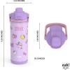 imageZak Designs Beacon Insulated Bottle Minecraft  14 oz  Durable Stainless Steel  DoubleWall Vacuum Insulation Silicone Spout ampamp PushButton LeakProof Lid  Dishwasher SafeHello Kitty