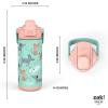 imageZak Designs Beacon Insulated Bottle Minecraft  14 oz  Durable Stainless Steel  DoubleWall Vacuum Insulation Silicone Spout ampamp PushButton LeakProof Lid  Dishwasher SafeDogs