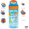 imageZak Designs Minecraft Kids Water Bottle with Straw and Built in Carrying Loop Set Made of Plastic LeakProof Water Bottle Designs CreeperPig 16 oz 2pc SetBlippi