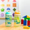 imageZak Designs Minecraft Kids Water Bottle with Straw and Built in Carrying Loop Set Made of Plastic LeakProof Water Bottle Designs CreeperPig 16 oz 2pc SetSurf Boards and Palm Trees