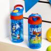 imageZak Designs Minecraft Kids Water Bottle with Straw and Built in Carrying Loop Set Made of Plastic LeakProof Water Bottle Designs CreeperPig 16 oz 2pc SetSonic the Hedgehog