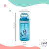 imageZak Designs Minecraft Kids Water Bottle with Straw and Built in Carrying Loop Set Made of Plastic LeakProof Water Bottle Designs CreeperPig 16 oz 2pc SetBluey  Bingo